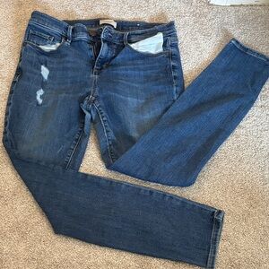 LOFT Dark Blue Women's Straight Leg Jeans